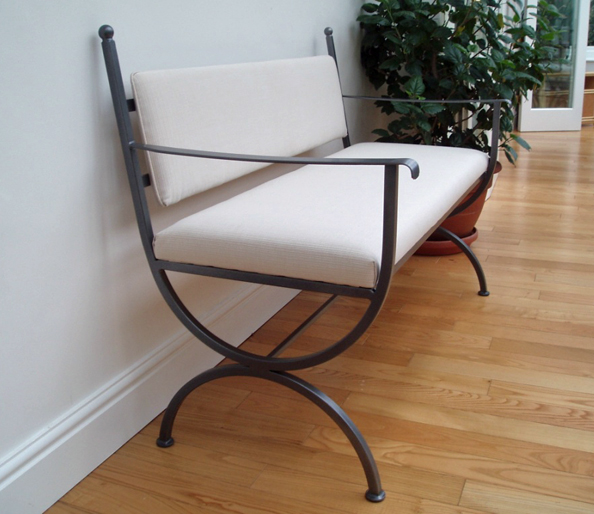 Windsor Metal Bench Bennington Furniture